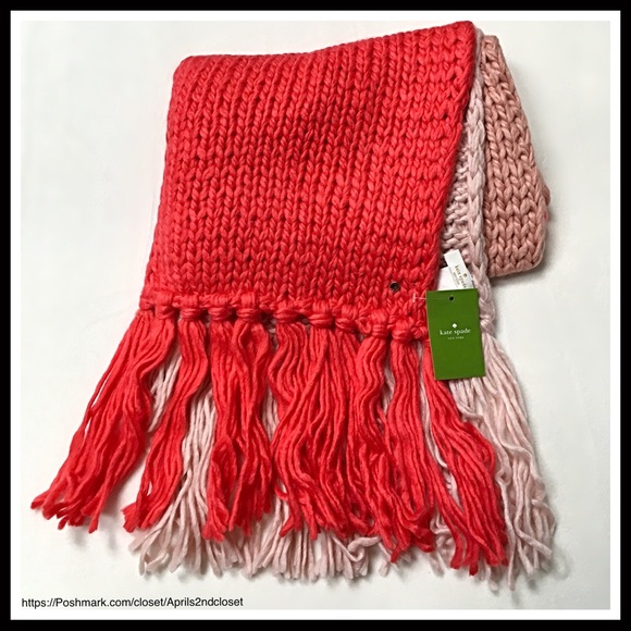 ❗️6-HOUR SALE❗️KATE SPADE SET LONG SCARF & MITTENS - Picture 2 of 8